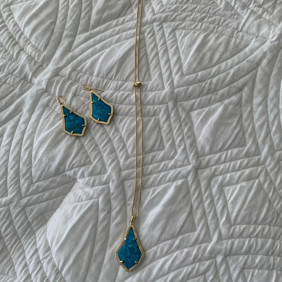 Kendra Scott Alex Necklace and Earring Set - Picture 2 of 5